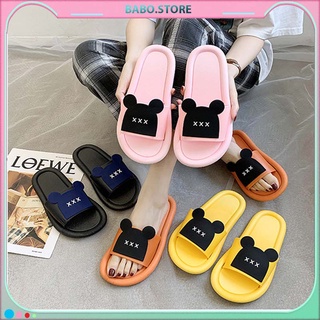 Dép nữ quai ngang gấu xxx, dép quai ngang thời trang giá rẻ kiểu dáng, phong cách hàn quốc BABO.STORE