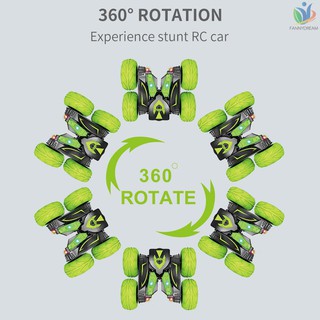 RC Stunt Car 2.4Ghz 3D Rotating Drift Fancy Stunt Car Racing Drift Deformation Buggy LED Flip Car Kids Robot Electric Bo
