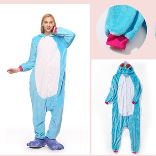 Bộ Đồ Thú Pijama Unicorn Xanh [Hàng Sẵn - FreeShip]
