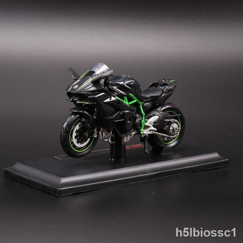 vẽ cho bé☒♈Merci Hình 1/18 Mô hình xe cào cào và mô tô Kawasaki H2R Ducati Đồ chơi mô phỏng BMW Honda Đồ trang trí