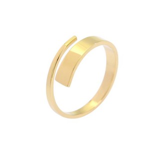 Nhẫn Ngón Trỏ Cho Nữ Kiểu Hở Cá Tính Chất Liệu Titan Không Đen Không Ngứa Bilyshop TT 2617