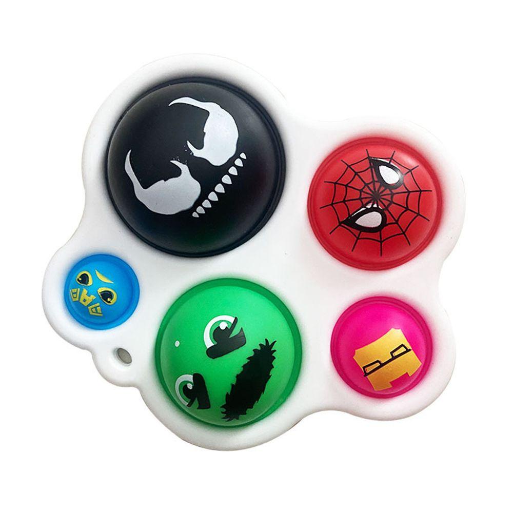 YIYU Móc Khóa Gắn Con Quay Đồ Chơi Fidget Spinner GiúP GiảM Stress