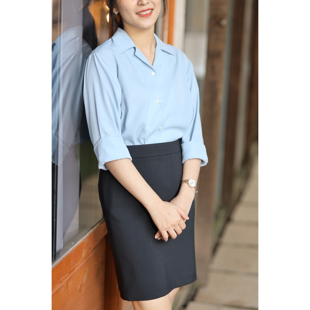 [ESWWH7501A] CHÂN VÁY BÚT CHÌ CÔNG SỞ - esitto | BigBuy360 - bigbuy360.vn