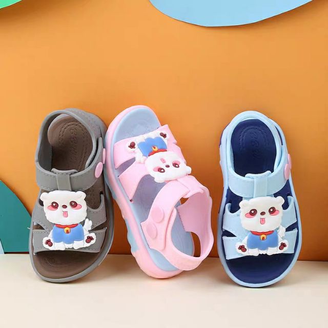 GIÀY SANDAL TẬP ĐI CHO BÉ TRAI BÉ GÁI CAO SU SIÊU MỀM