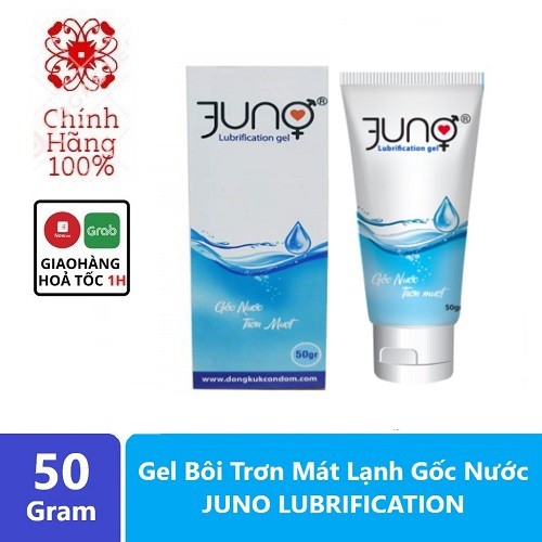 Gel bôi trơn gốc nước JUNO [CHÍNH HÃNG 100%] Cho cảm giác mát lạnh, an toàn, không màu không mùi, hàng Việt Nam