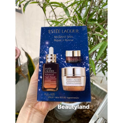 Set dưỡng da ESTEE LAUDER ( Serum 30ml - kem dưỡng 15ml - kem mắt 5ml)