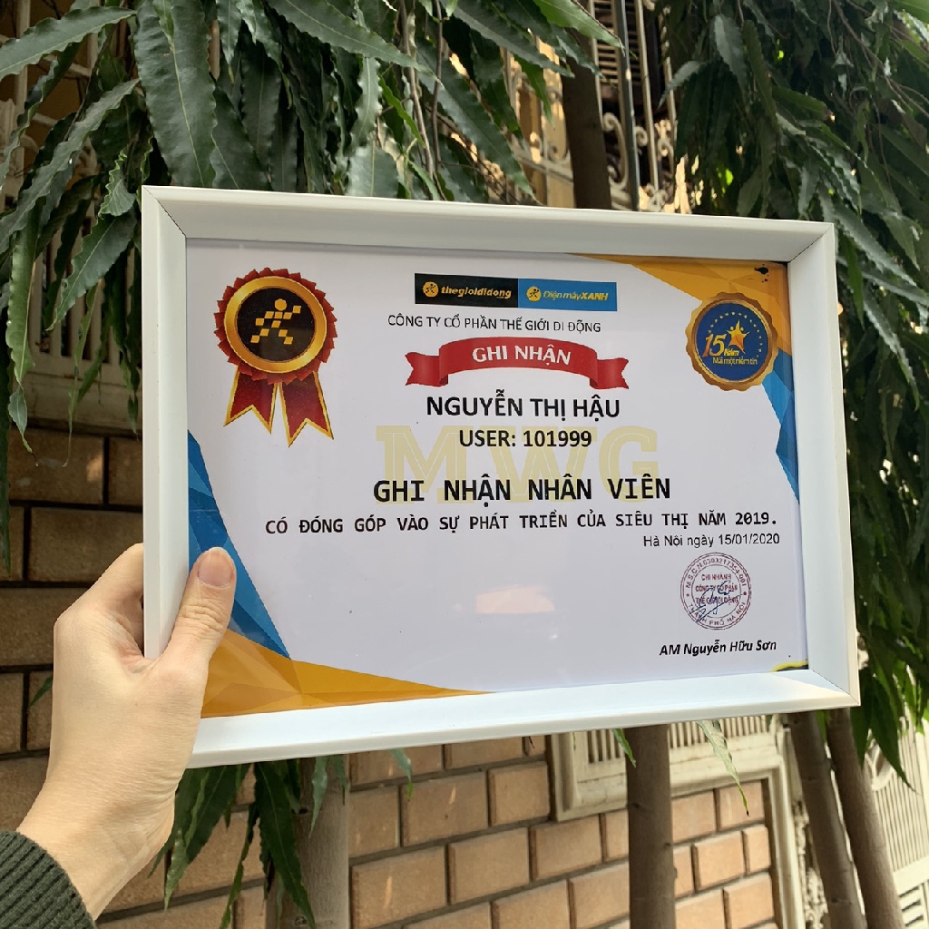 Khung bằng khen khung giấy khen vát viền mỏng cỡ A4 sang trọng | BigBuy360 - bigbuy360.vn