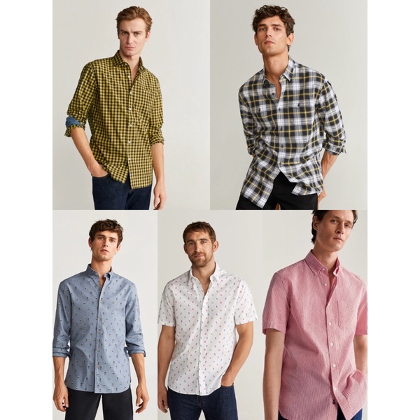 Áo sơmi nam Mango chính hãng