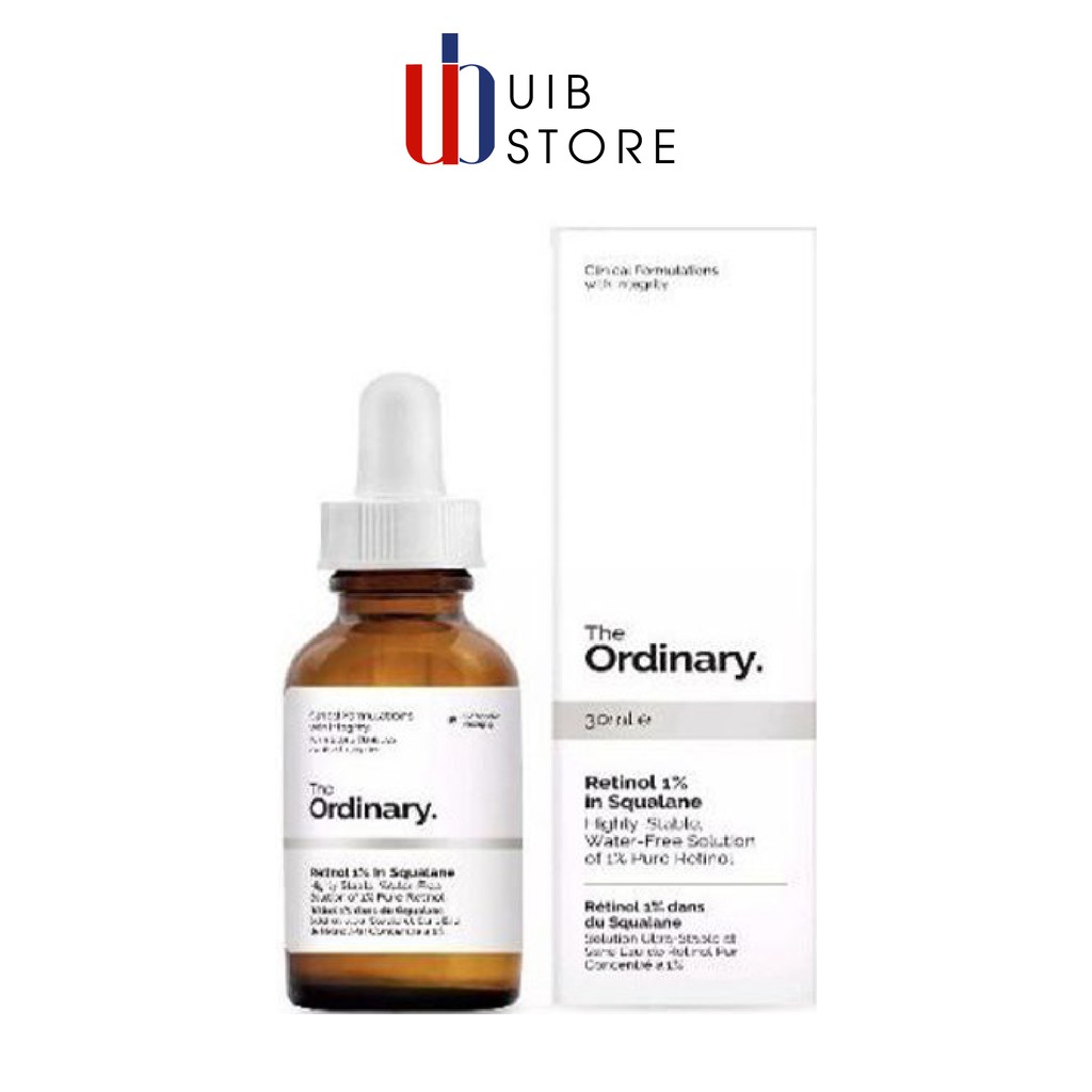 (Hàng Auth, có bill ) Serum giảm mụn, chống lão hoá The Ordinary Retinol 1% In Squalane