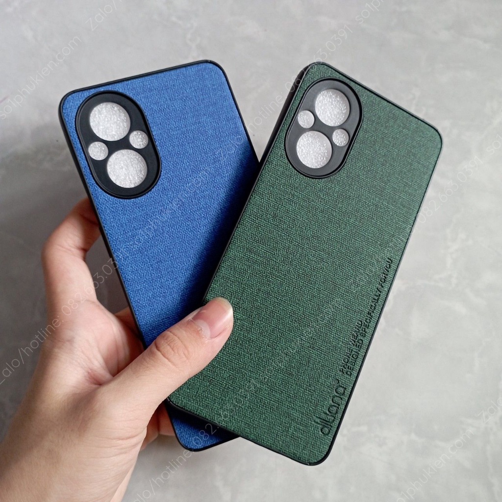 Ốp lưng Oppo reno7 5G / reno 7z 5G / reno 8z 5G  dẻo, da trơn mịn, da kiểu vải chất bảo vệ camera bền đẹp