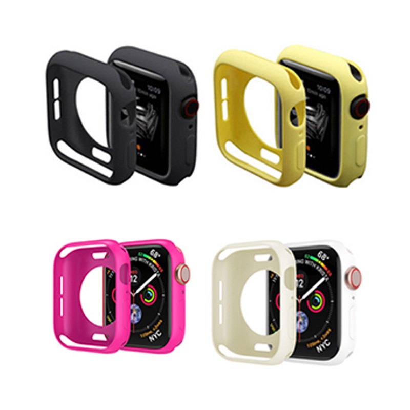 Ốp lưng Candy TPU cho apple watch series 6 SE 5 4 3 2 1 Vỏ bảo vệ nhiều màu sắc cho iWatch 38 42 40 