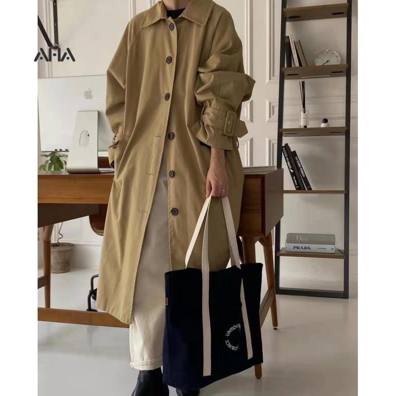 Túi xách canvas AHA official cỡ lớn thời trang trẻ trung dành cho nữ