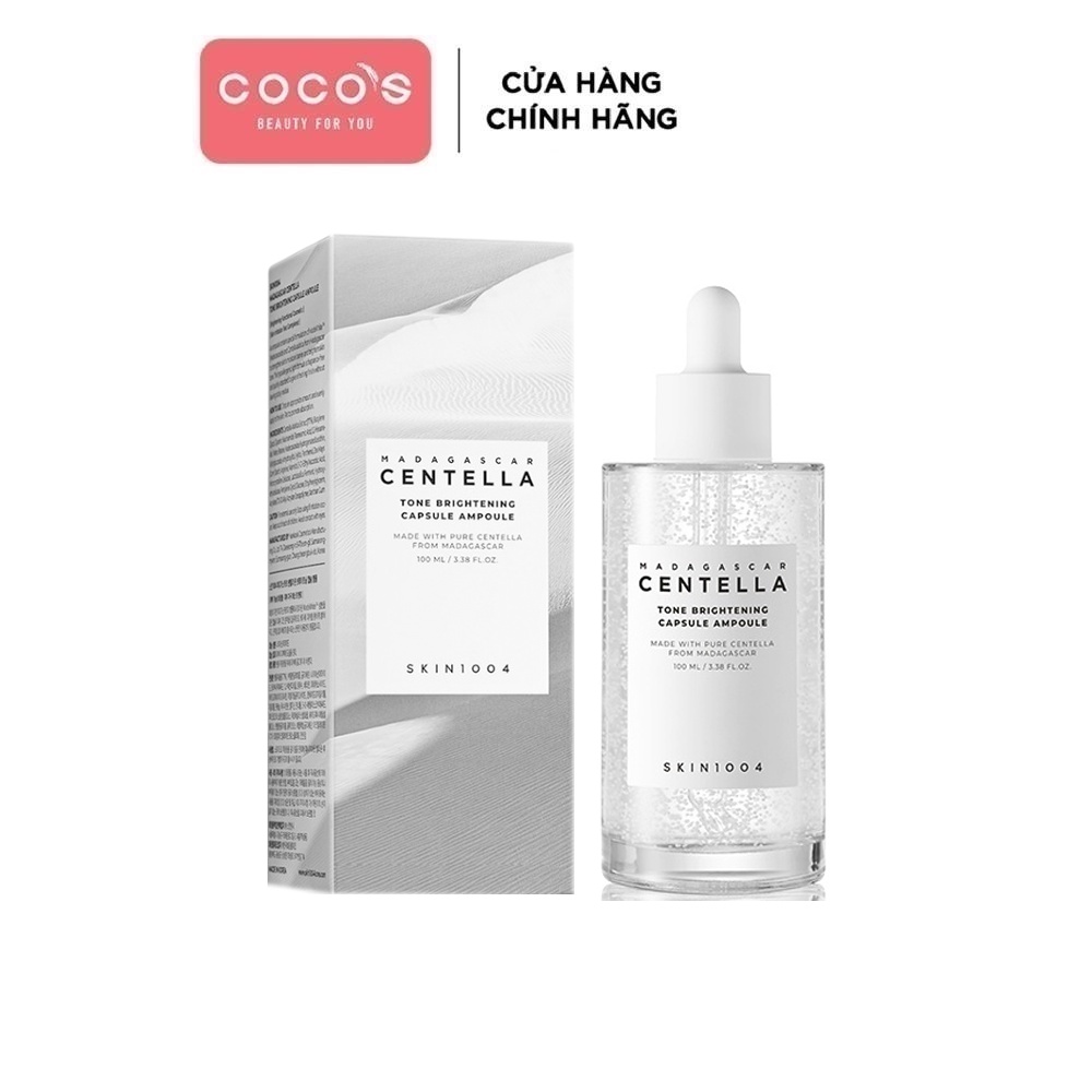 Tinh Chất Madagascar Skin1004 Centella Tone Brightening Capsule Ampoule 100ml [TRẮNG]