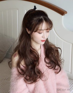 (ĐỌC KĨ MÔ TẢ) - [CAO CẤP] <HÌNH THẬT>TÓC CỘT XOĂN LỌN DÀI 65CM 180G-C60