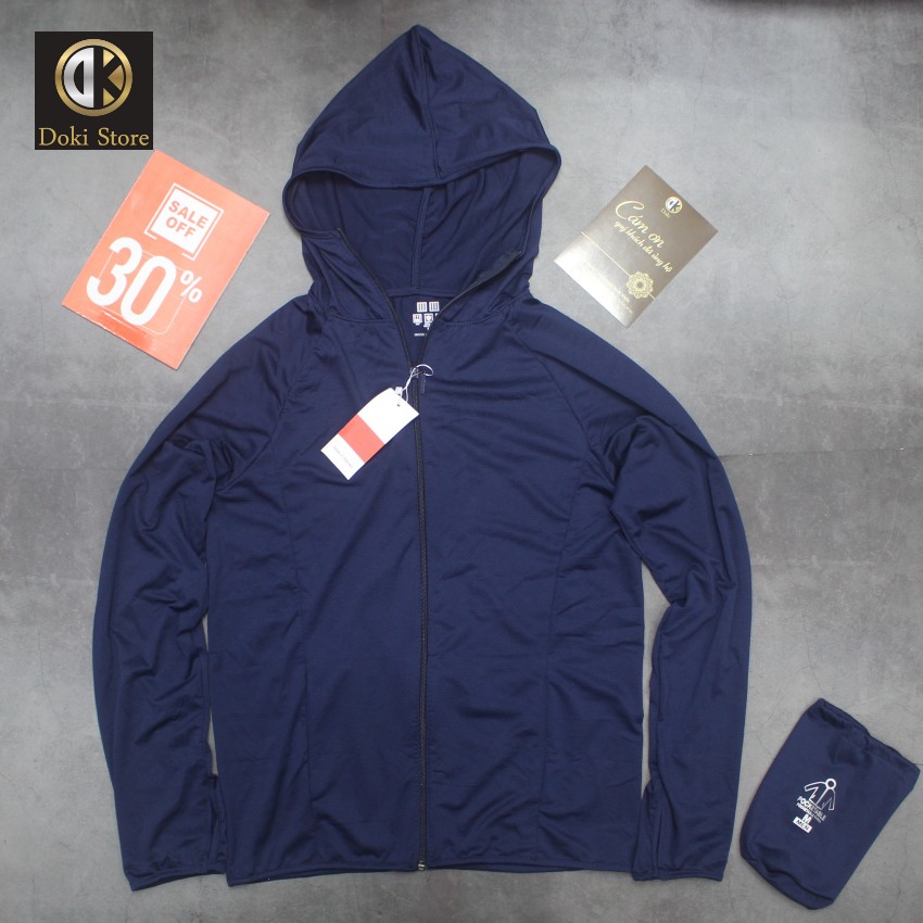 Áo chống nắng nam, áo khoác chống nắng chất vải kim cương siêu mát - DOKI
