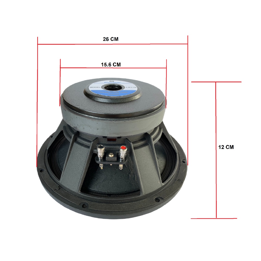 LOA BASS 25 PIONEER GÂN VẢI TỪ 156 CÔN 63 - GIÁ 1 ĐÔI - CÔNG SUẤT LỚN - LOA BASS 25