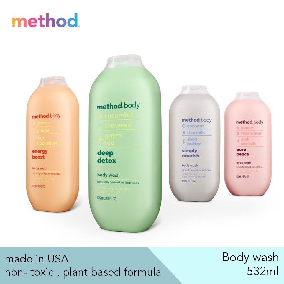 Sữa tắm Method Body Úc 535ml - [Hàng Úc, đủ bill]