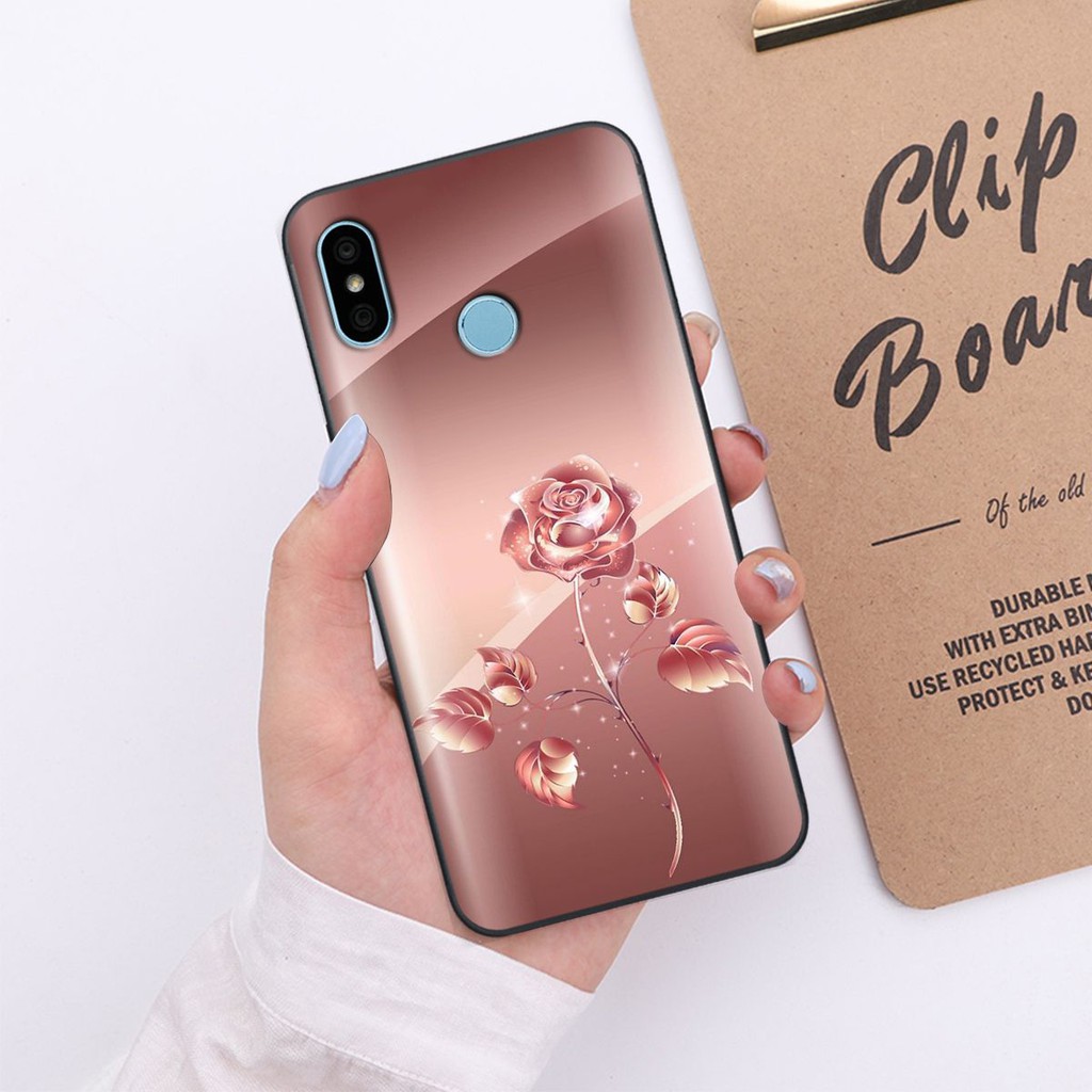 Ốp lưng Xiaomi REDMI 6X / MI A2  hình hình hoa, thiên nga, đẹp thời trang - CAO CẤP - SANG TRỌNG