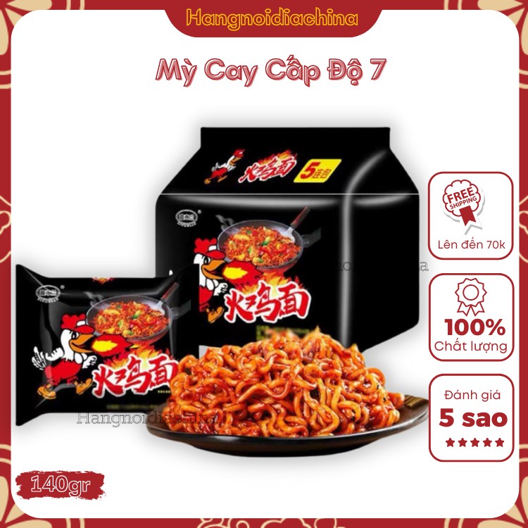 [Mã GROXUAN1 giảm 8% đơn 150K] Mỳ Gà Cay Cấp Độ 7 Siêu Ngon - 140gr! | WebRaoVat - webraovat.net.vn