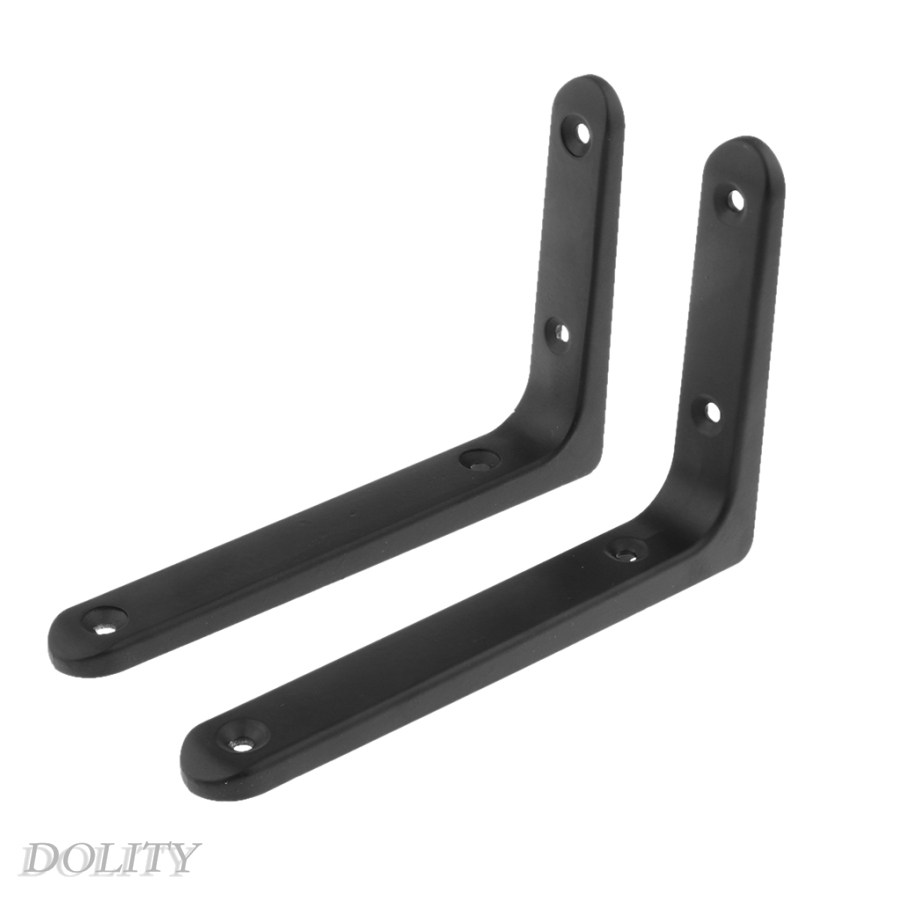 [DOLITY]Heavy Duty Shelf Bracket Hanging Shelve L Shaped Supporter 10x15cm