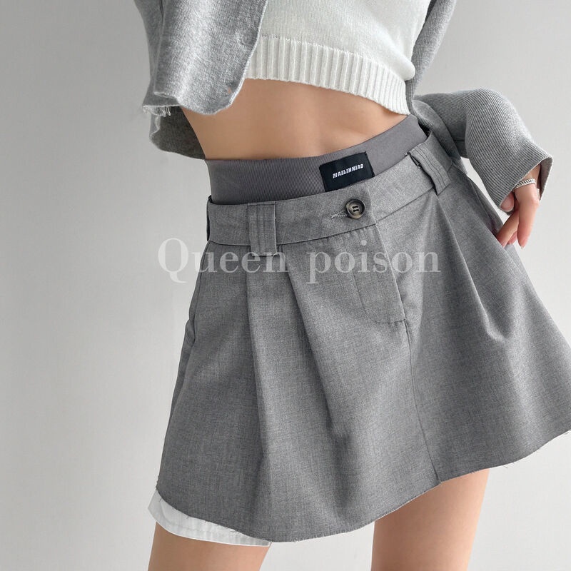 Set Áo Váy Chữ A Lưng Cao Dáng Rộng Thời Trang Mùa Hè Cho Nữ