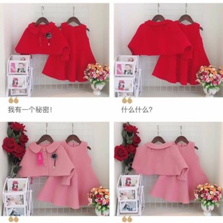 Sét dạ nhung cực đẹp cho bé gái