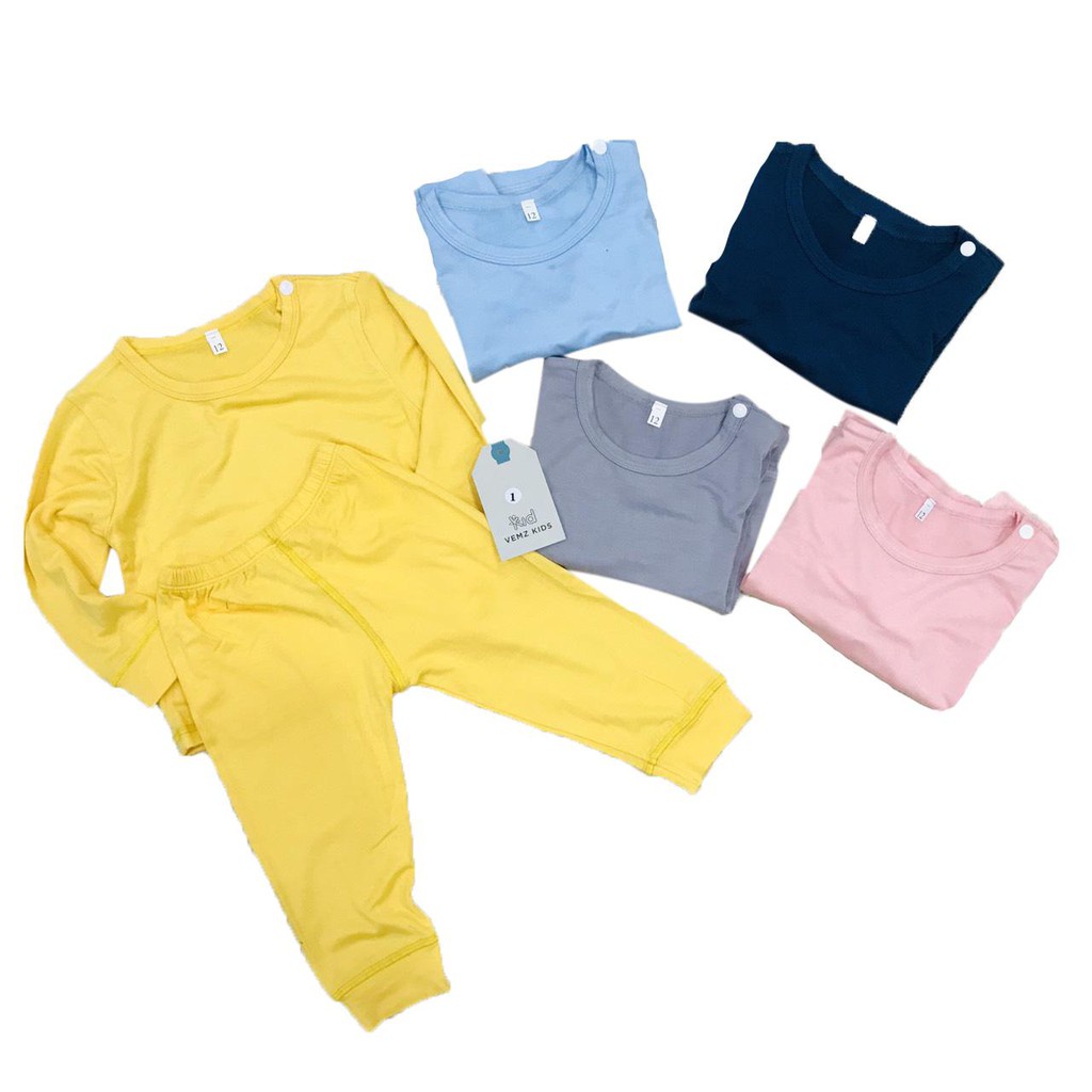Bộ quần áo dài tay thun lạnh cho bé (từ 1-8 tuổi) VEMZKIDS - Hàng nhập khẩu