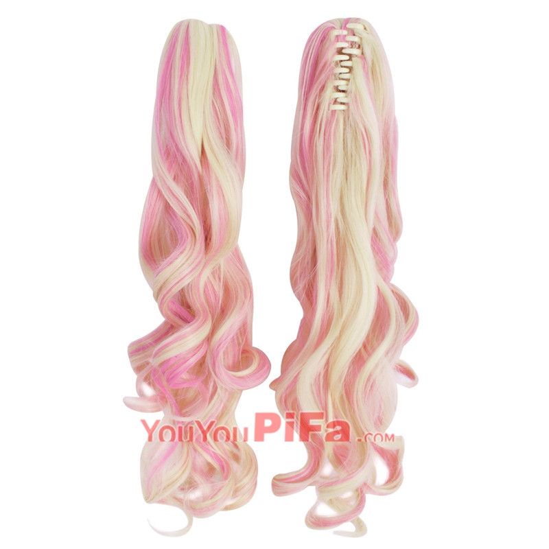 SSINGSTORE  Tóc giả wig uốn xoăn nhiều màu highlight chuyên dùng COSPLAY nhân vật Anime Manga Game