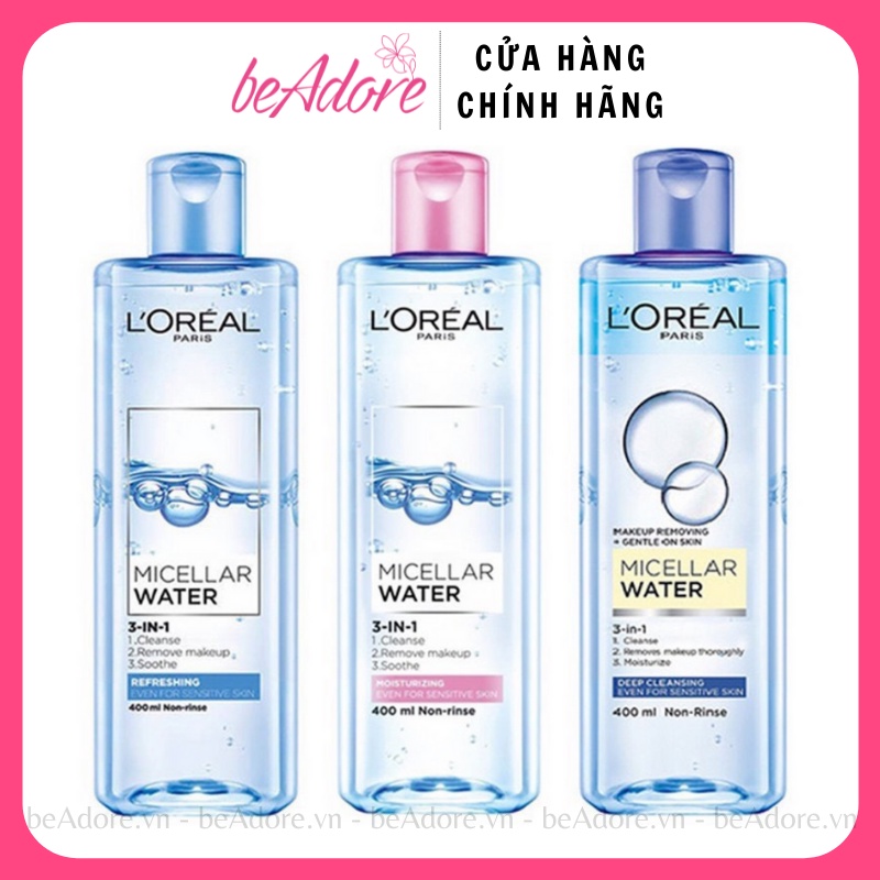 NƯỚC TẨY TRANG L’OREAL PARIS MICELLAR (400ML)