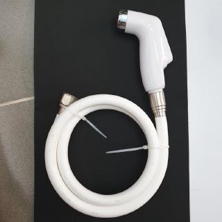 Vòi Xịt Vệ Sinh Nhựa ABS Cao cấp_ Bộ vòi xịt vệ sinh nhựa trắng ABS cao cấp tán Thau xịn đẹp