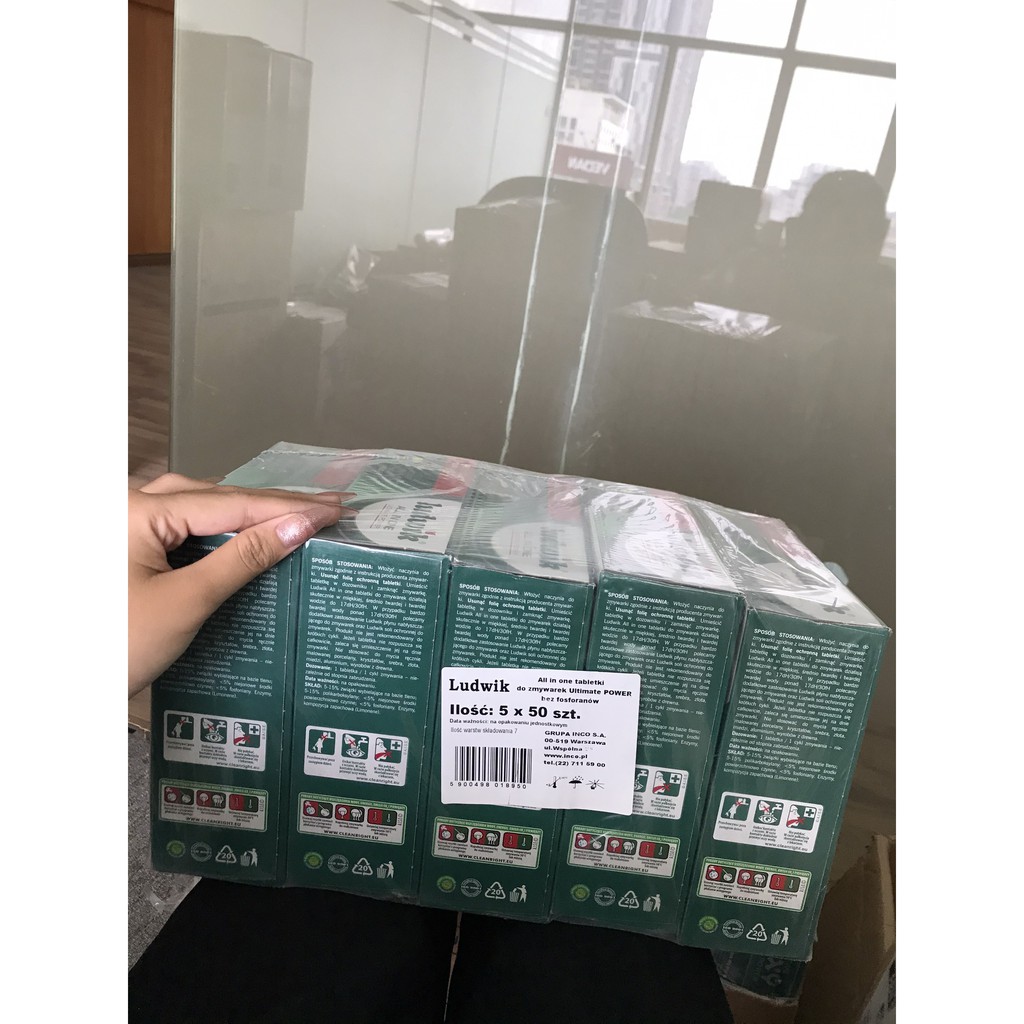 Viên rửa bát Ludwik All in one 50 viên