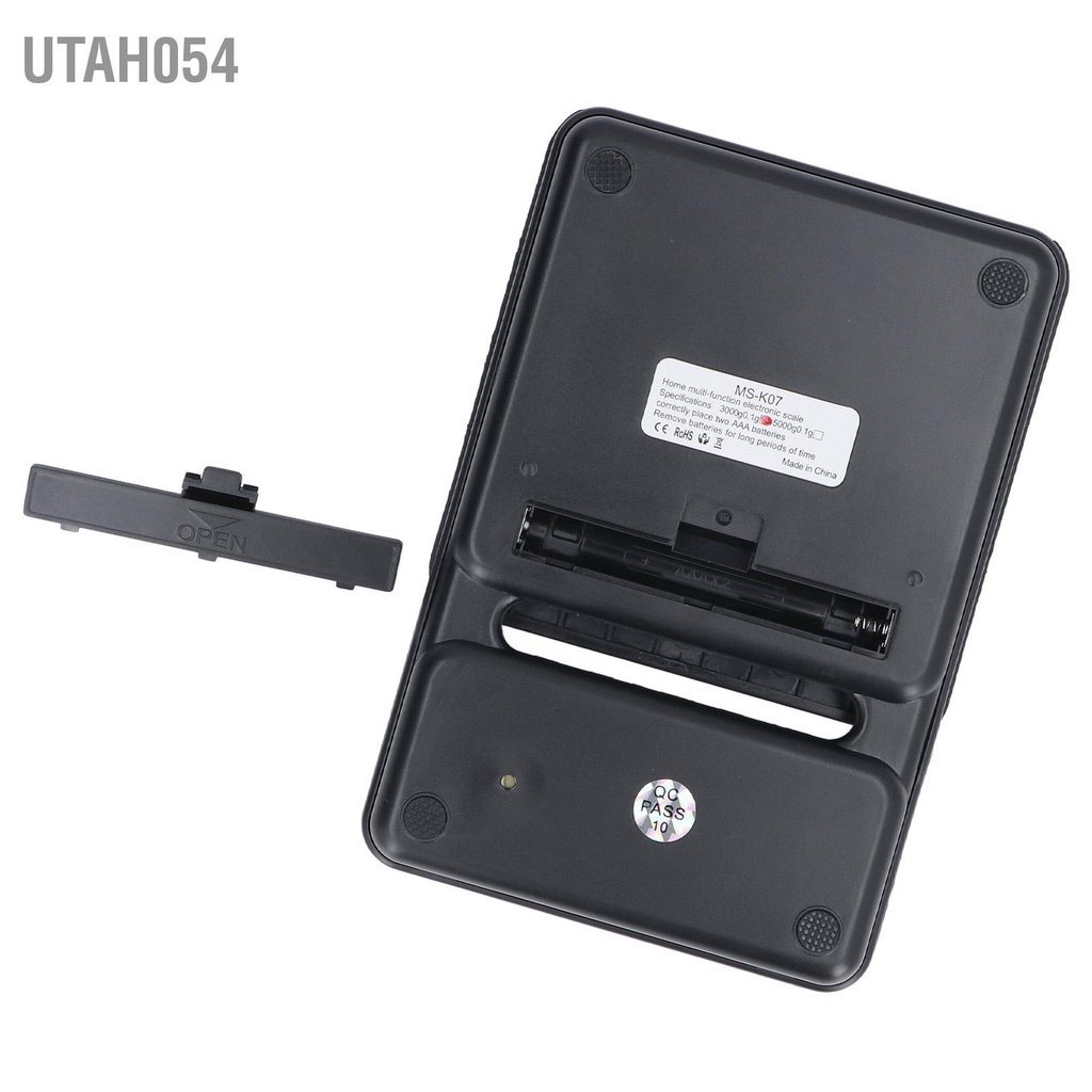 Utah054 Cân cà phê kỹ thuật số Độ chính xác cao Màn hình LED HD Chất liệu ABS Thuận tiện hơn phụ kiện nhà bếp