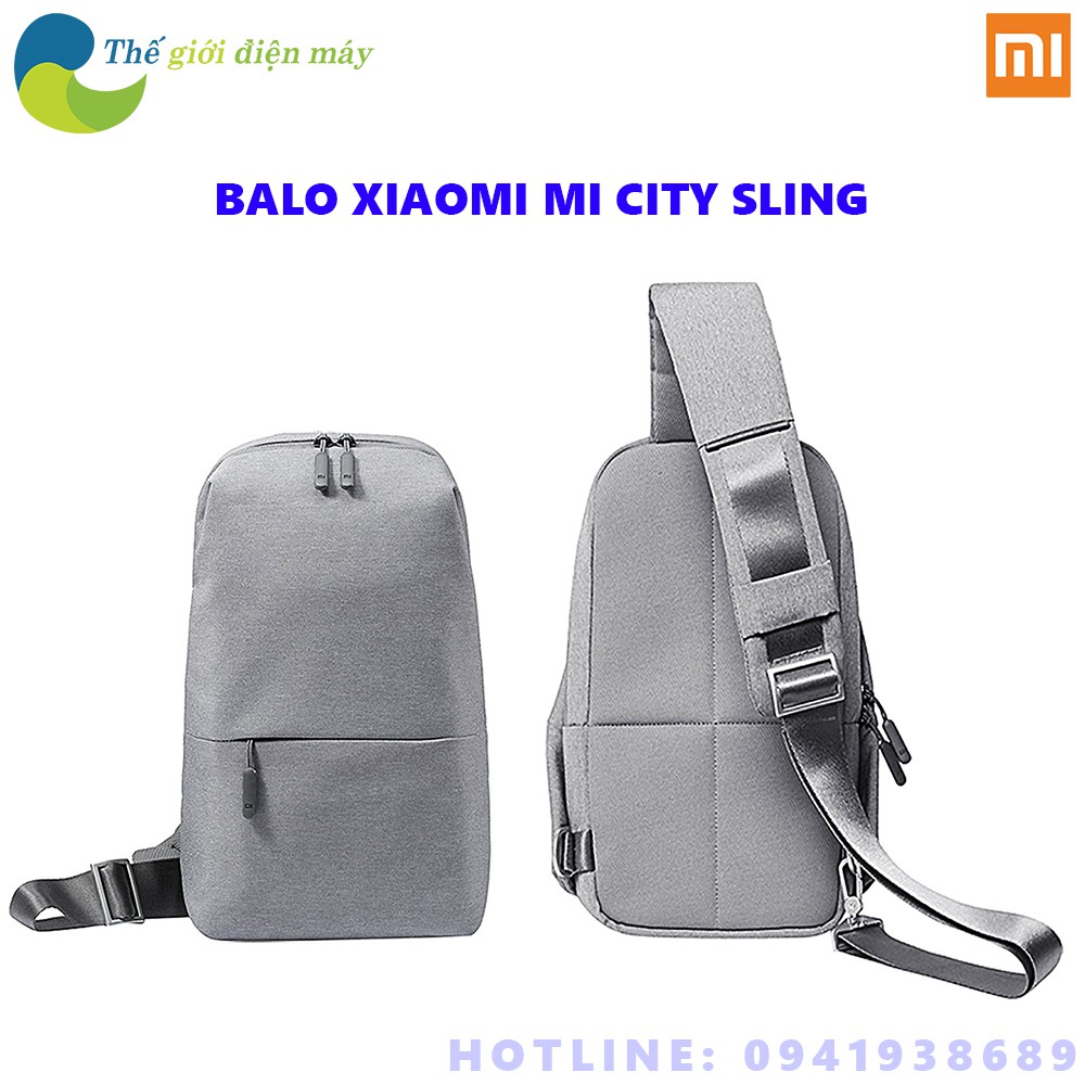 [Bản Quốc Tế] Túi Đeo Chéo Xiaomi City Sling (Xám) - Shop Thế Giới Điện Máy