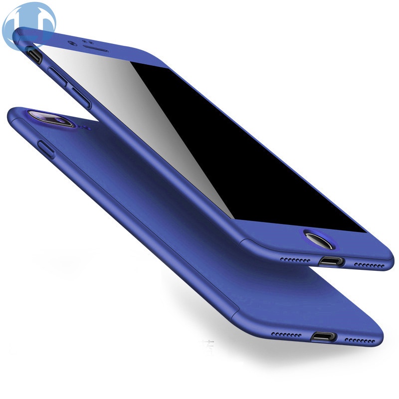 Ốp Điện Thoại Mặt Kính Bảo Vệ 360 Độ Cho iphone 7 6 6s 8 plus 5 5s se se 2020
