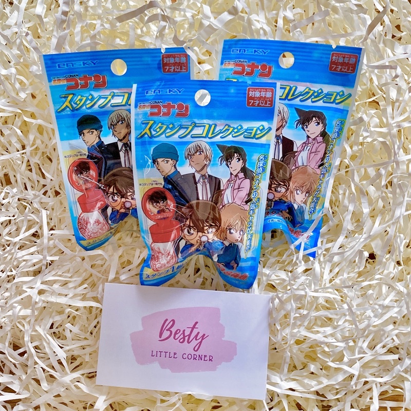 Pack CON DẤU nhân phẩm Detective Conan mới nhất gói nhân phẩm stamp Detective Conan ngẫu nhiên con dấu Conan Akai Amuro