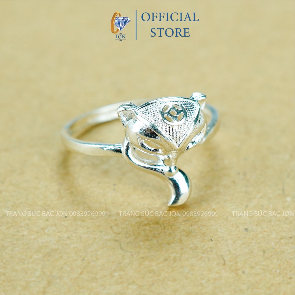 Nhẫn Hồ Ly Bạc Ta JQN May Mắn Tình Duyên N73
