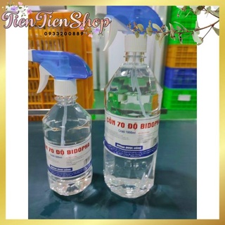 Cồn 70 độ/ cồn 70 độ bidophar / cồn nam hà - chai 1000 ml.