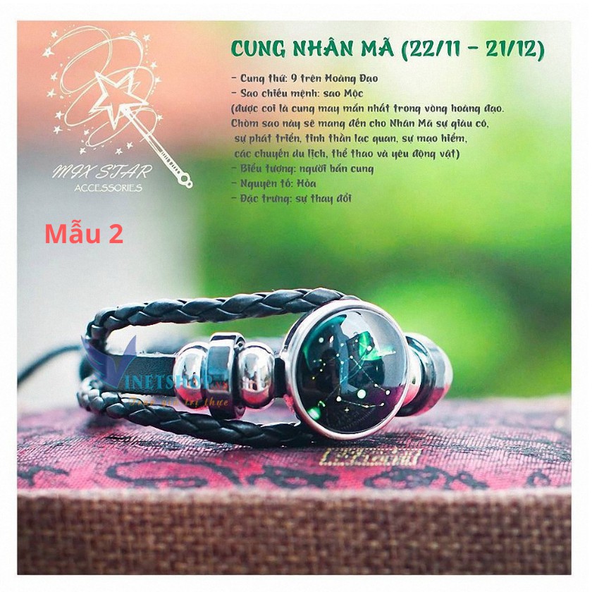 Vòng tay 12 cung hoàng đạo, vòng tay nam nữ 12 chòm sao, vòng tay thời trang cho nam nữ - Lala Mart | BigBuy360 - bigbuy360.vn