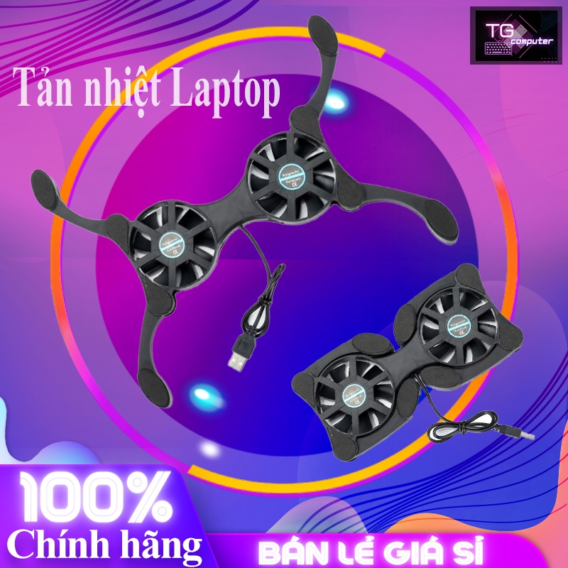 [Giá hủy diệt] Đế tản nhiệt Laptop dạng xếp gọn, dễ dàng mang theo, kiểu dáng tinh tế giá cực tốt