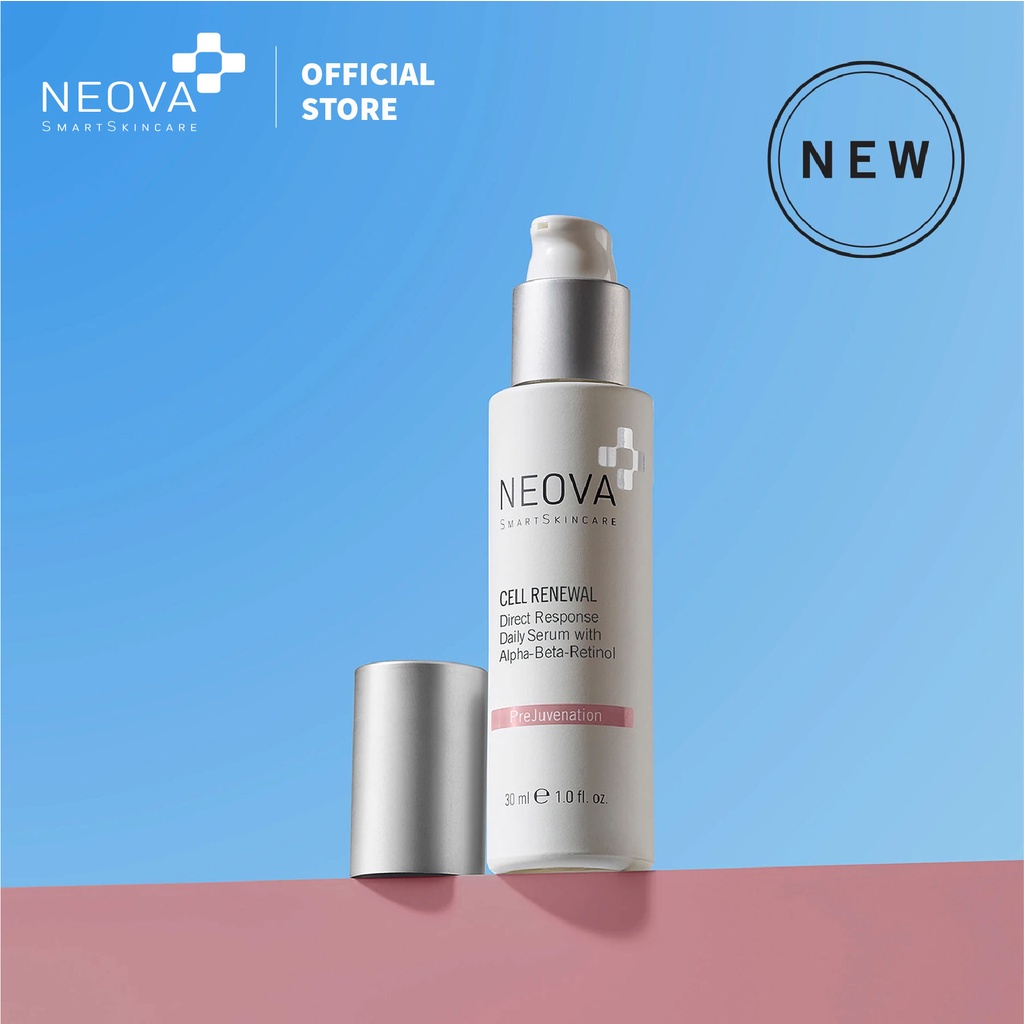 Serum trẻ hóa da với Retinol + AHA + BHA - Neova Cell Renewal 30ml