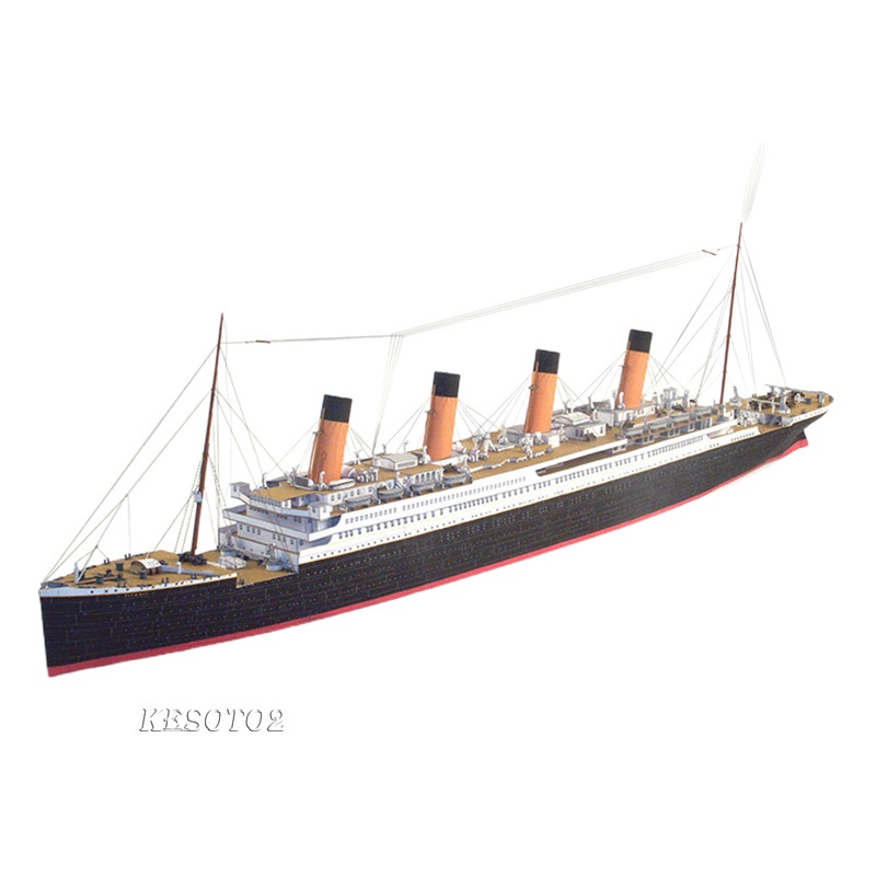 Set mô hình giấy 3D tàu titanic tỉ lệ 1/400 tiện lợi