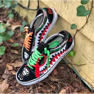 Giày  custom bape monkey