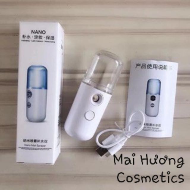 Máy xịt khoáng Nano mini cầm tay tiện lợi