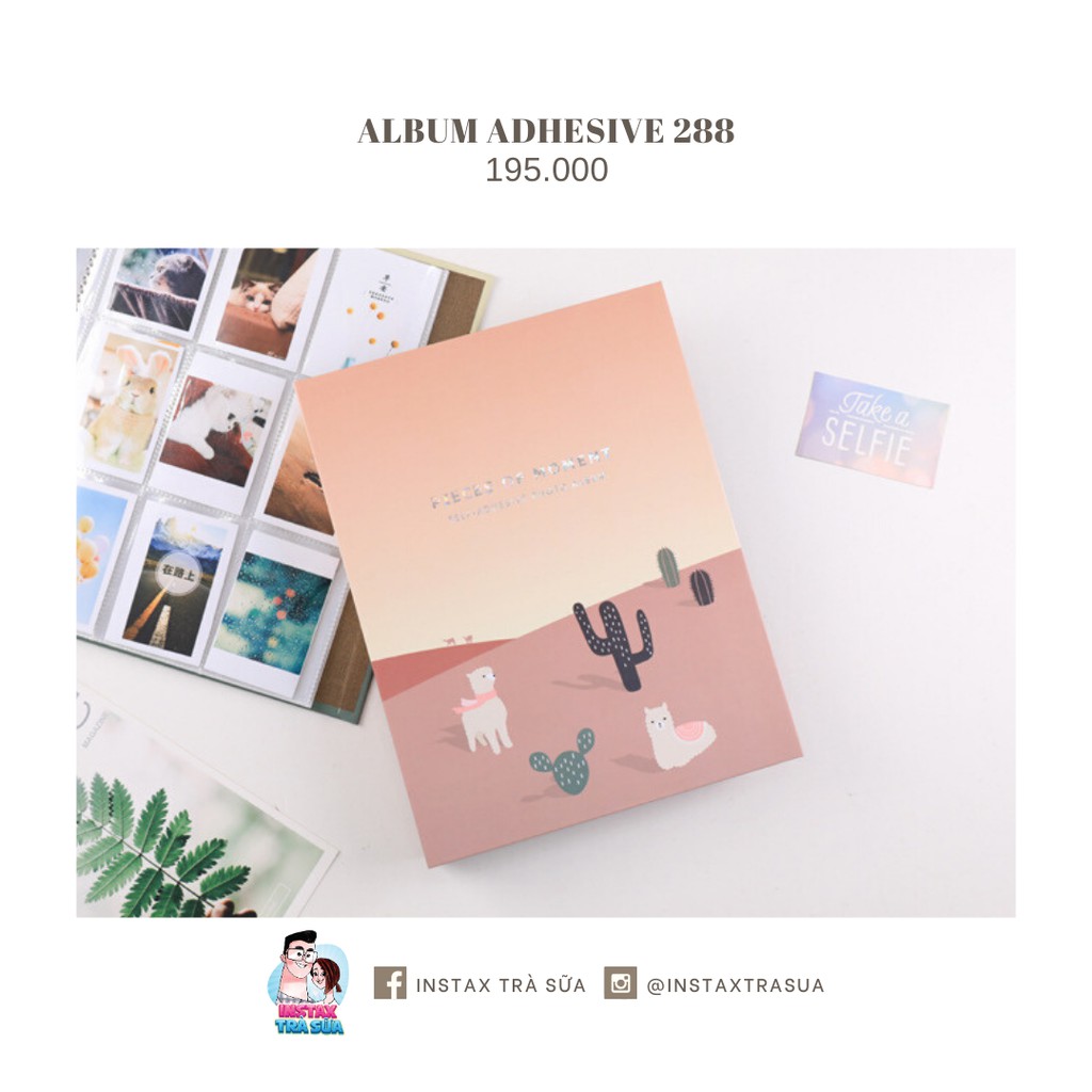 ALBUM INSTAX MINI (288 ảnh) - ALBUM ADHESIVE 288