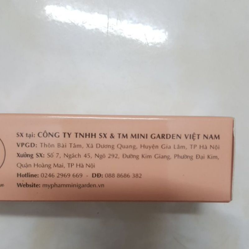 Dầu tẩy trang mắt môi Mini Garden castor oil 30ML PV1009