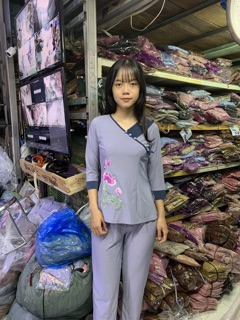 Đồ bộ đi chùa (thun nơ