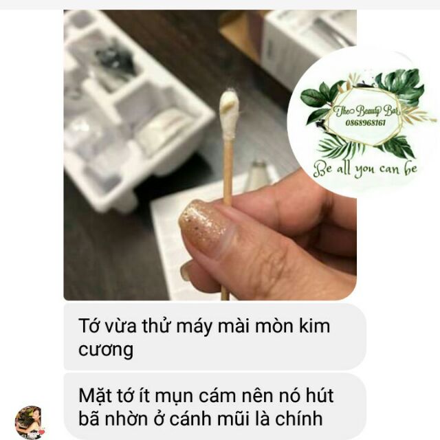 Máy siêu mài mòn kim cương cầm tay HoMedics MDA-100EU công nghệ Microdermabrasion