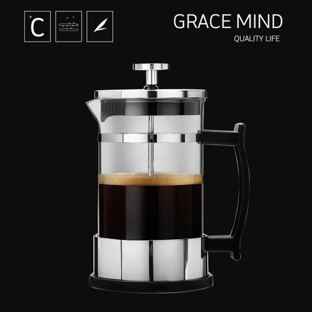 KRNY Ấm Pha Cà Phê Espresso Kiểu Pháp Bằng Thủy Tinh