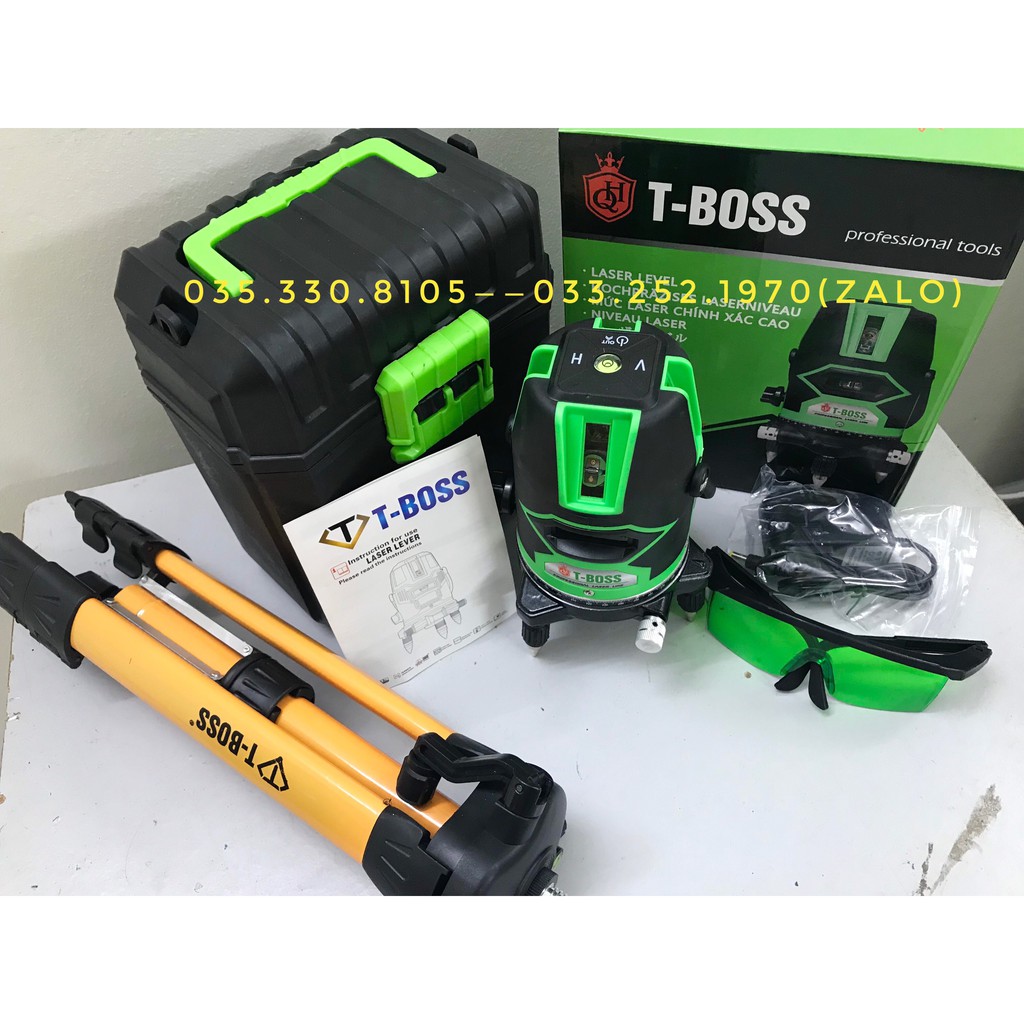 Máy cân mực laser 5 tia xanh chính hãng T-BOSS 269G