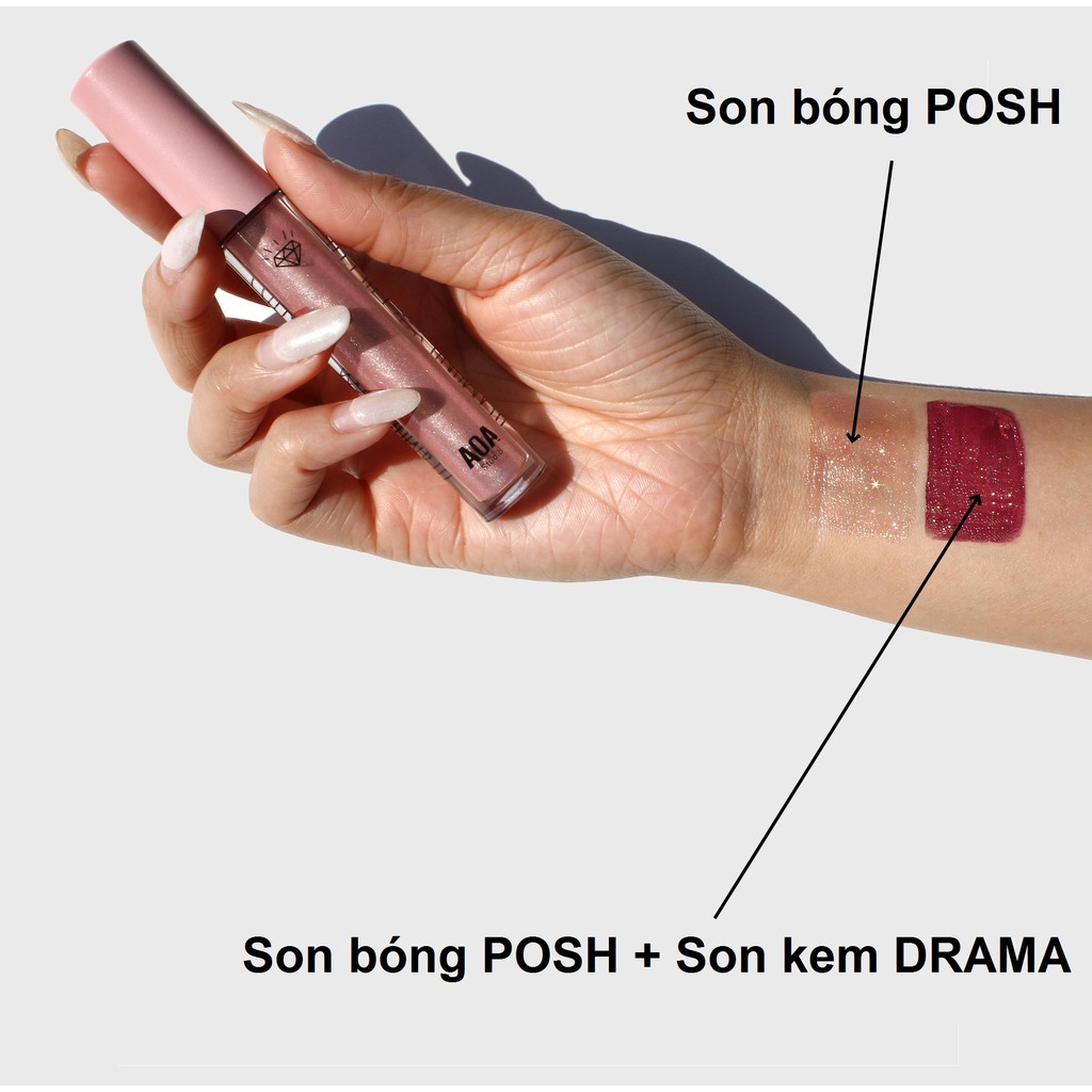[Bill Mỹ] Son bóng có nhũ AOA Diamond Lipgloss / Shopmissa | BigBuy360 - bigbuy360.vn
